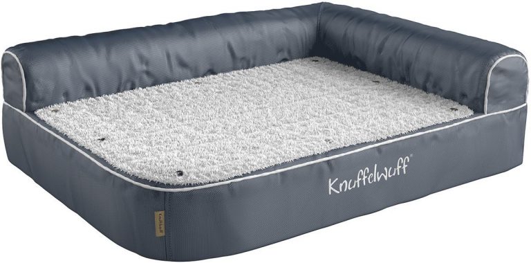Jumbo Hundebett Mit Memory-Schaum – Orthopädisches Hundebett Mit Extra Dickem Gel-Schaum, Wasserdicht & Abnehmbarem Bezug